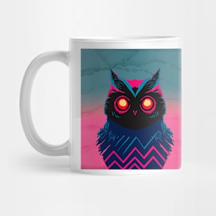 Synthwave owl Mug